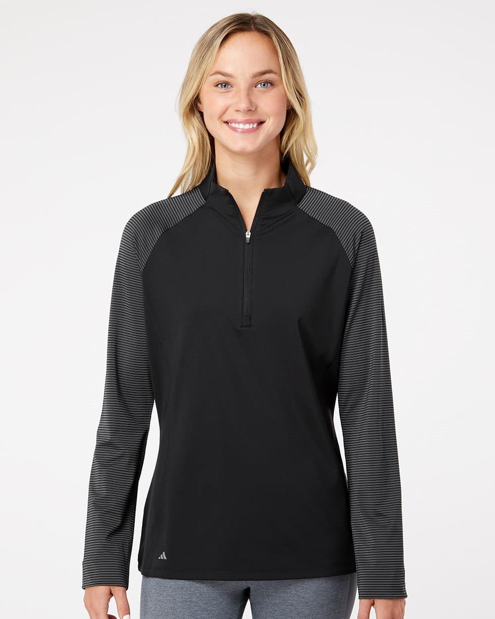 Adidas Women's Ultimate365 Lightweight Raglan Quarter-Zip Pullover - Image 1