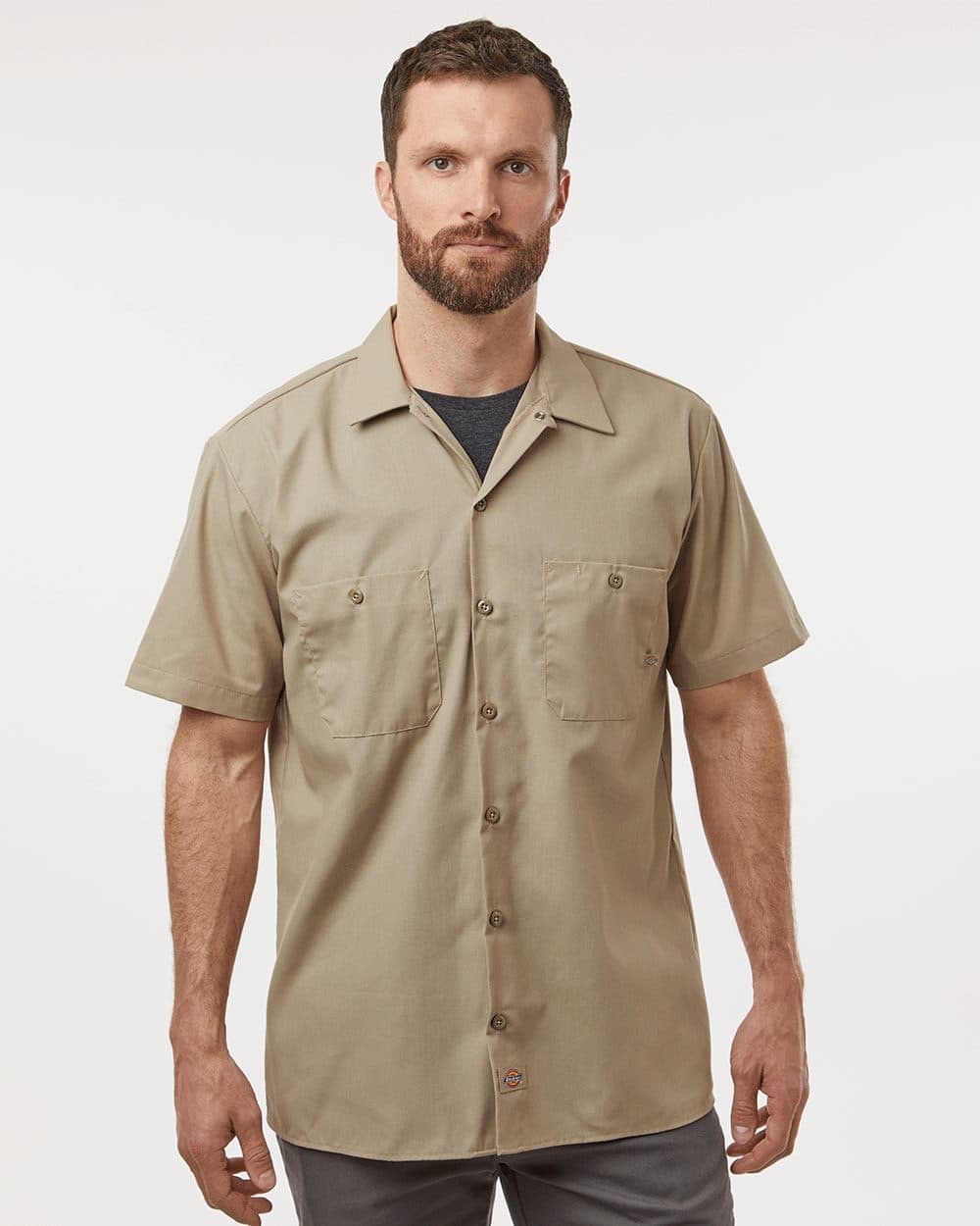 Dickies Men's Industrial Short Sleeve Work Shirt - Image 1