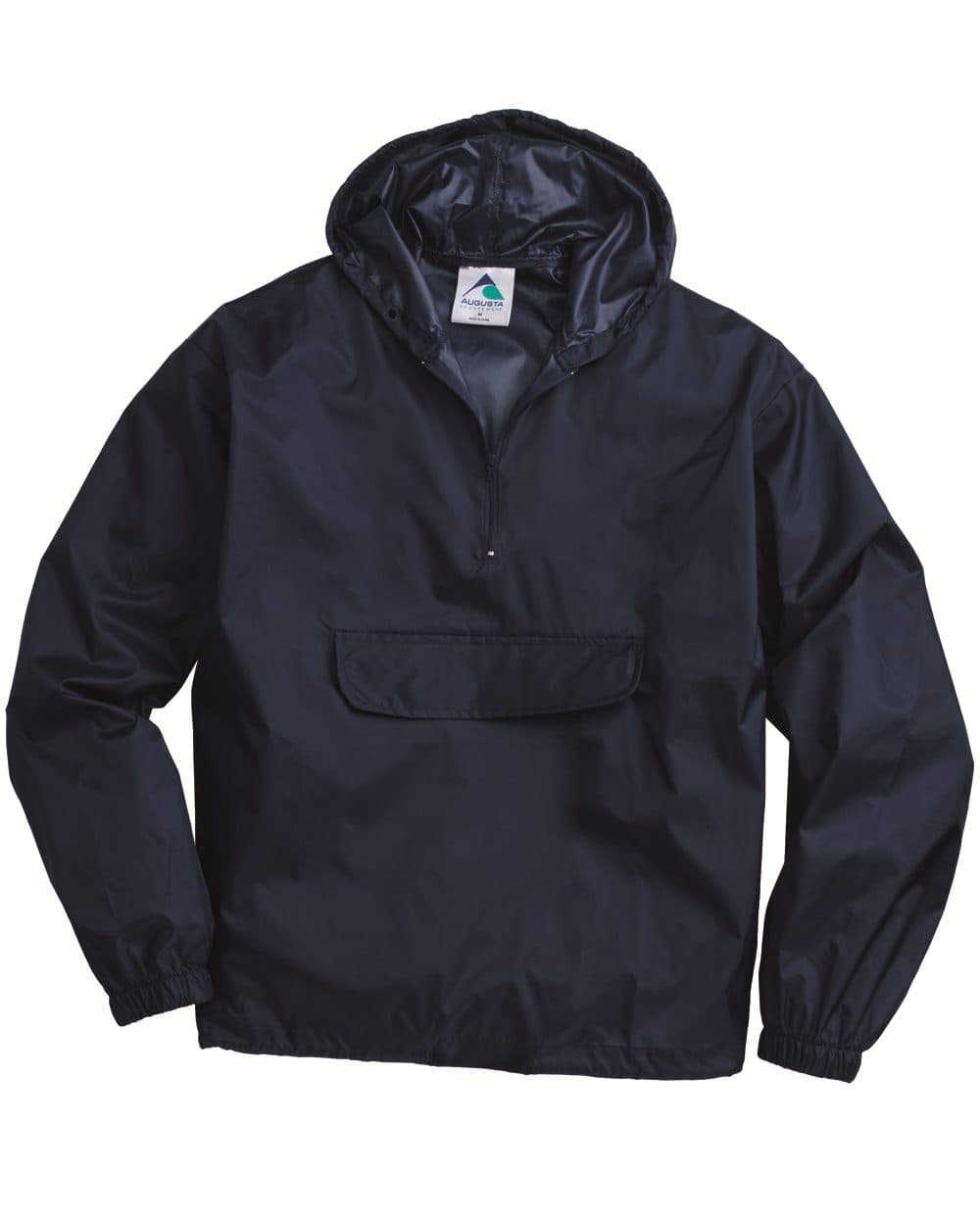 Augusta Sportswear Unisex Packable Half-Zip Hooded Pullover Jacket - Image 1