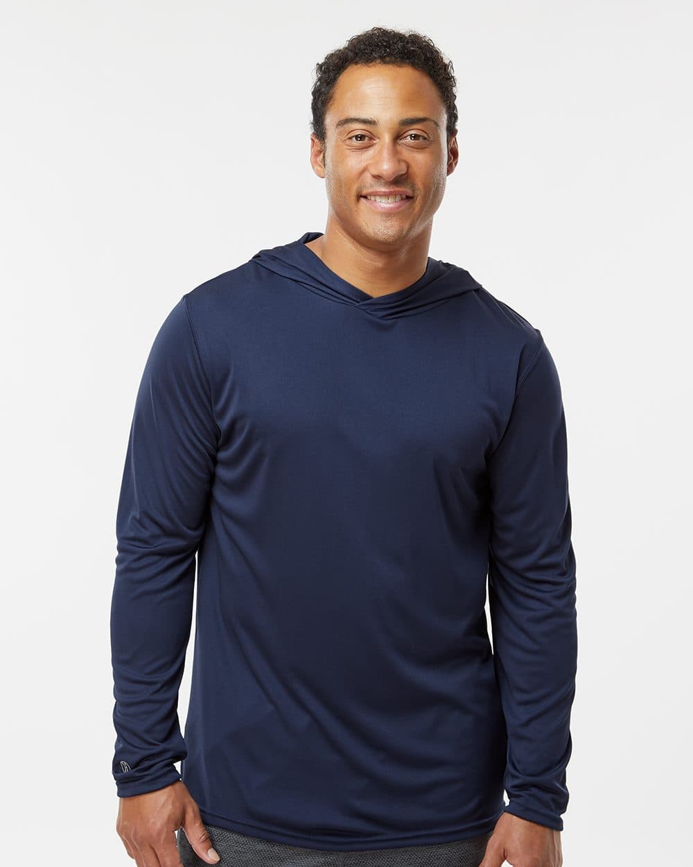 Holloway Men's Momentum Hooded Long Sleeve T-Shirt - Image 1