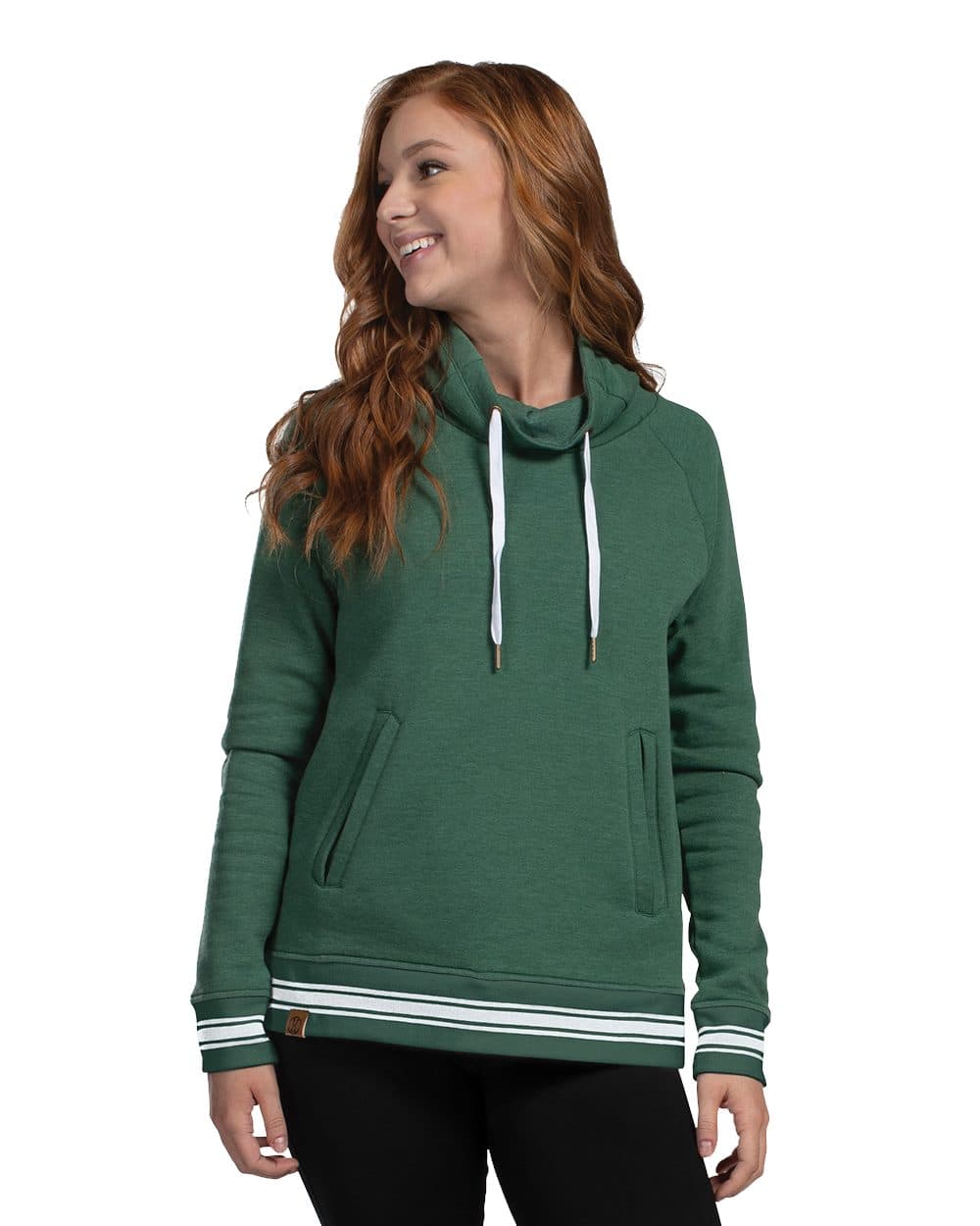 Holloway Women's All-American Fleece Funnel Neck Sweatshirt - Image 1