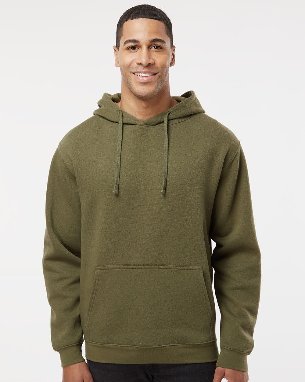 LAT Unisex Elevated Fleece Hoodie Sweatshirt - Image 1