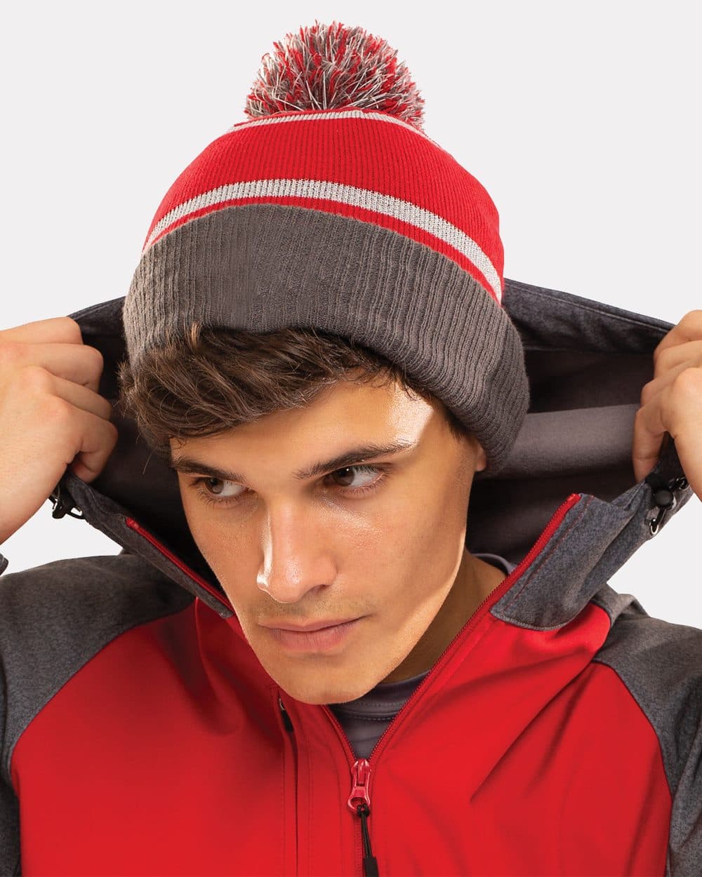 Holloway 8 1/2" Reflective Knit Beanie - Image 1