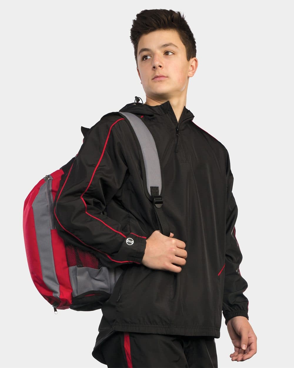 Holloway Men's Wizard Quarter-Zip Hooded Pullover - Image 1