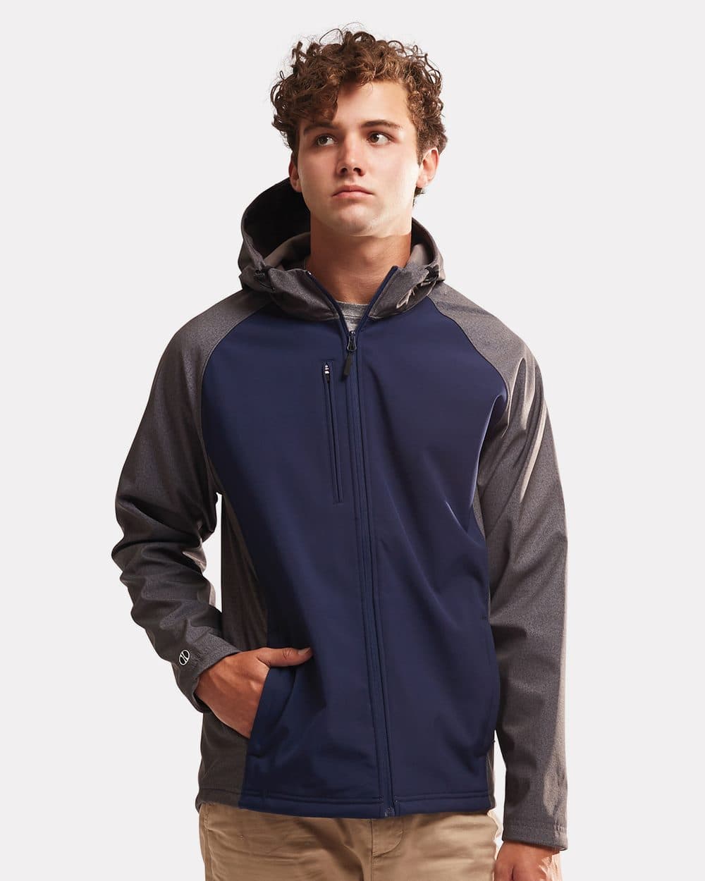 Holloway Men's Raider Hooded Soft Shell Jacket - Image 1