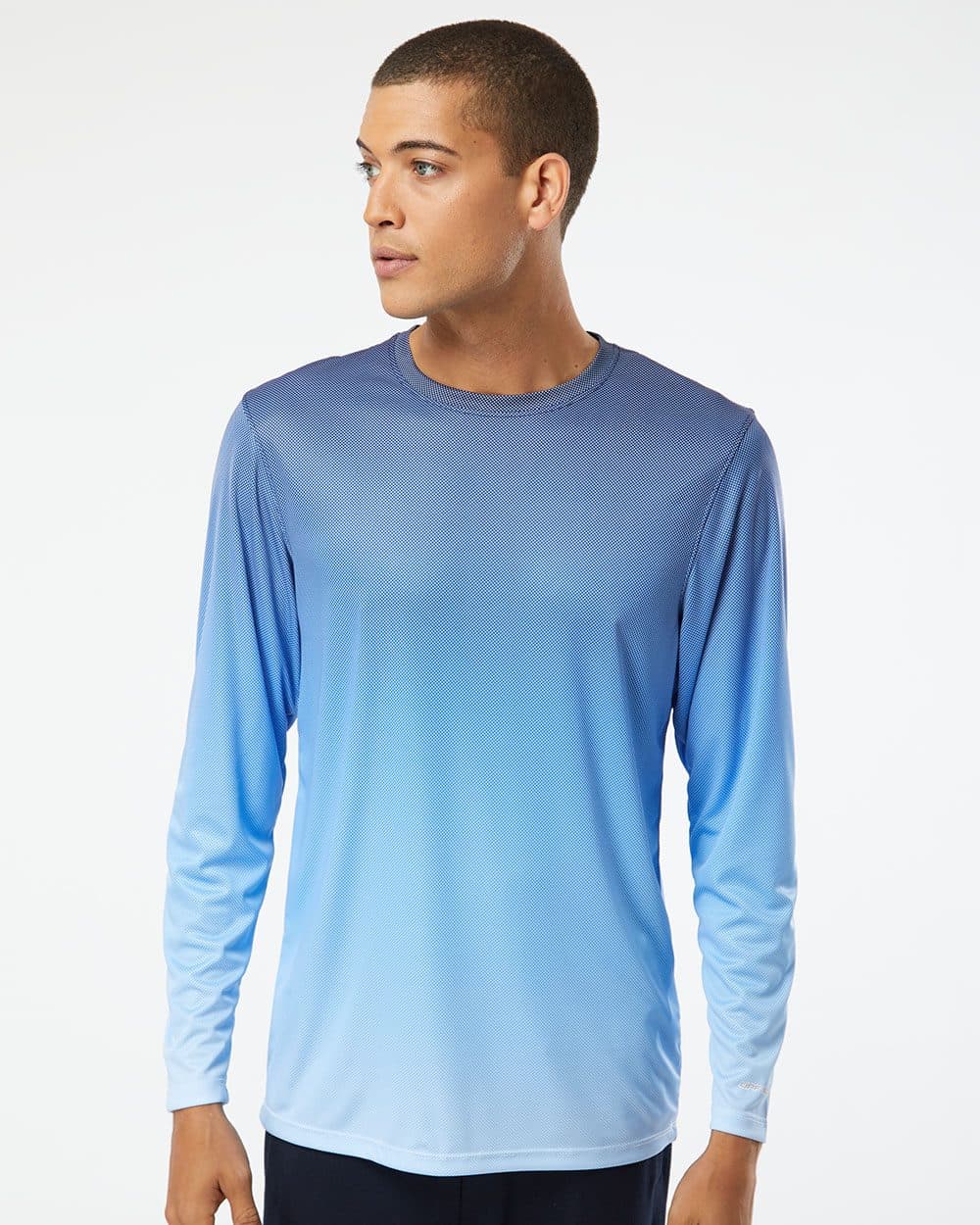 Paragon Unisex Barbados Performance Pin Dot Long Sleeve T-Shirt - Image 1