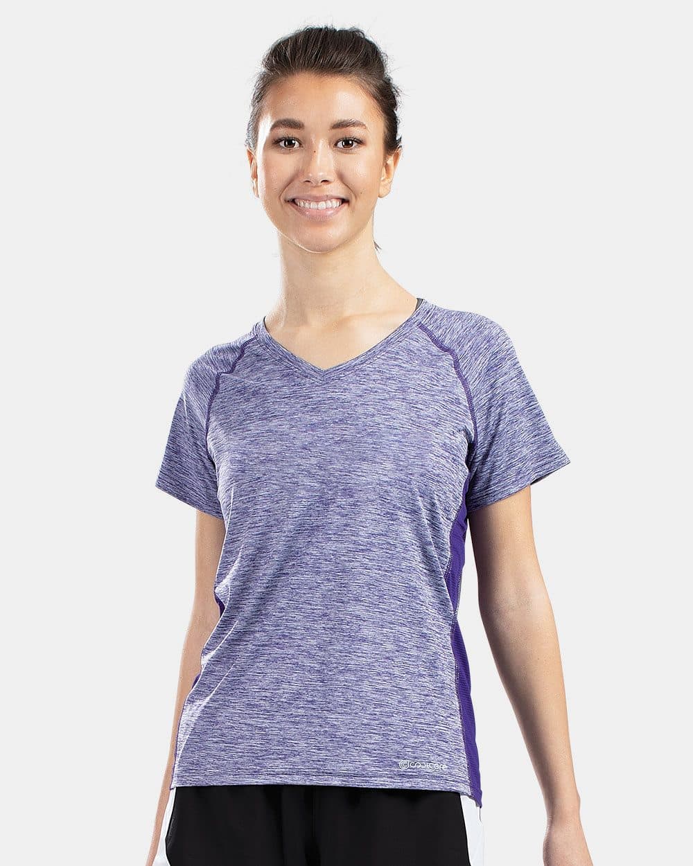 Holloway Women's Electrify CoolCore® V-Neck T-Shirt - Image 1