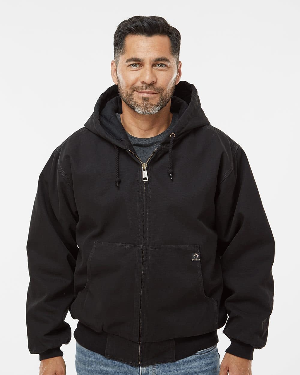 DRI DUCK Men's Tall Cheyenne Boulder Cloth™ Hooded Jacket with Tricot Quilt Lining - Image 1