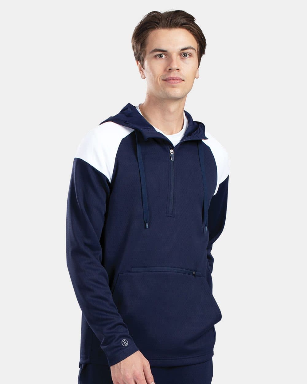 Holloway Men's Limitless Quarter-Zip Hooded Pullover - Image 1
