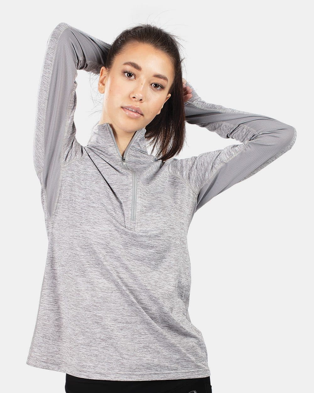 Holloway Women's Electrify CoolCore® Quarter-Zip Pullover - Image 1