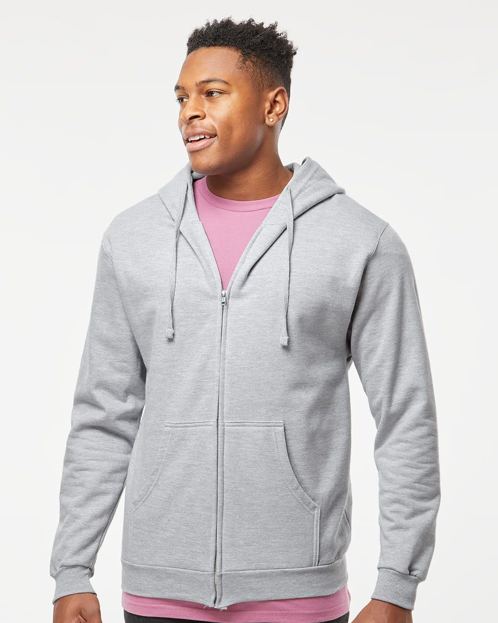 Tultex Unisex Full-Zip Hooded Sweatshirt - Image 1