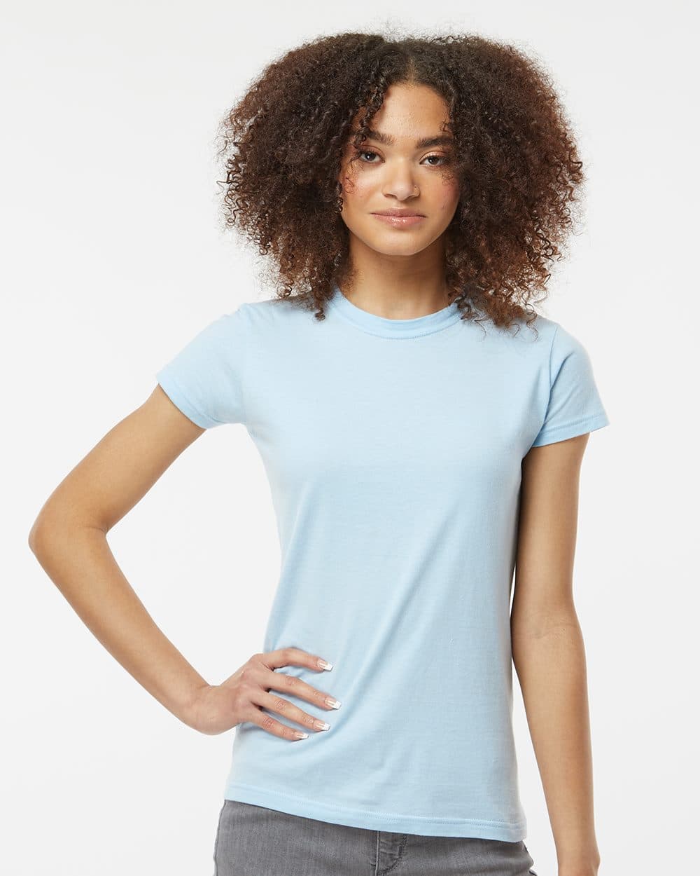 Tultex Women's Fine Jersey Slim Fit T-Shirt - Image 1