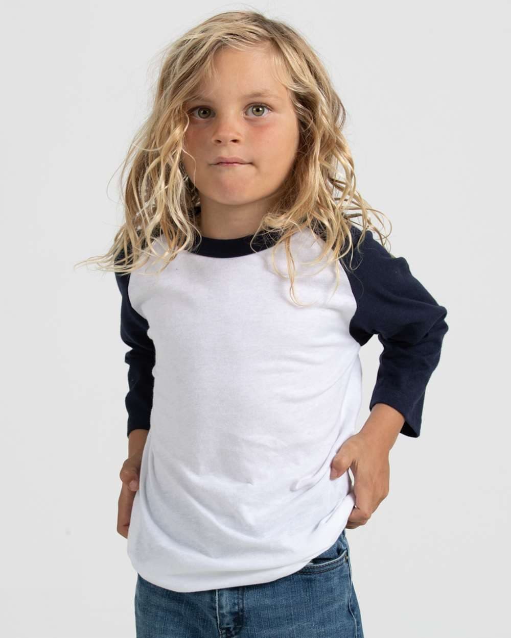 Tultex Youth Raglan T-Shirt - Image 1
