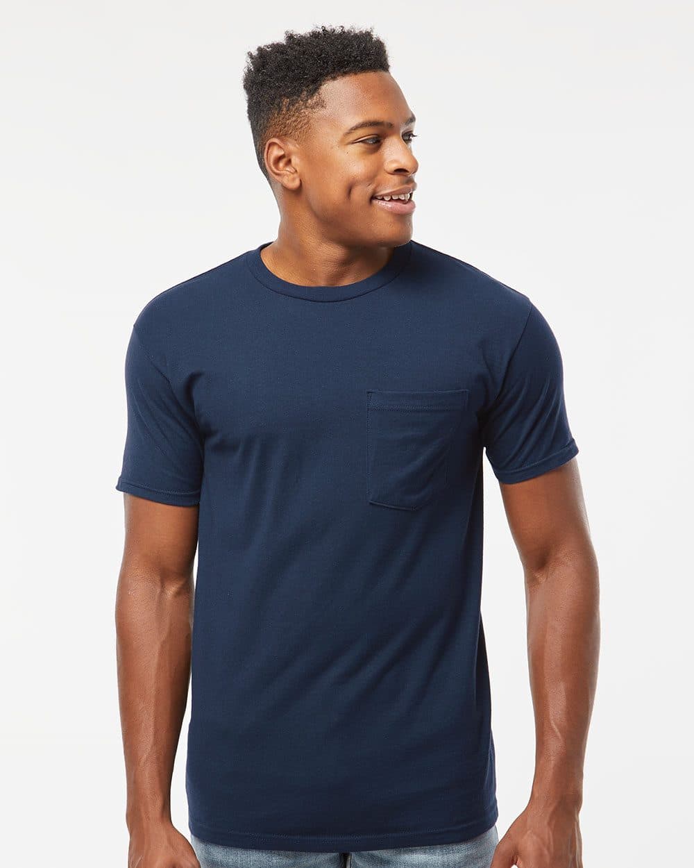 Tultex Unisex Heavyweight Jersey Pocket T-Shirt - Image 1