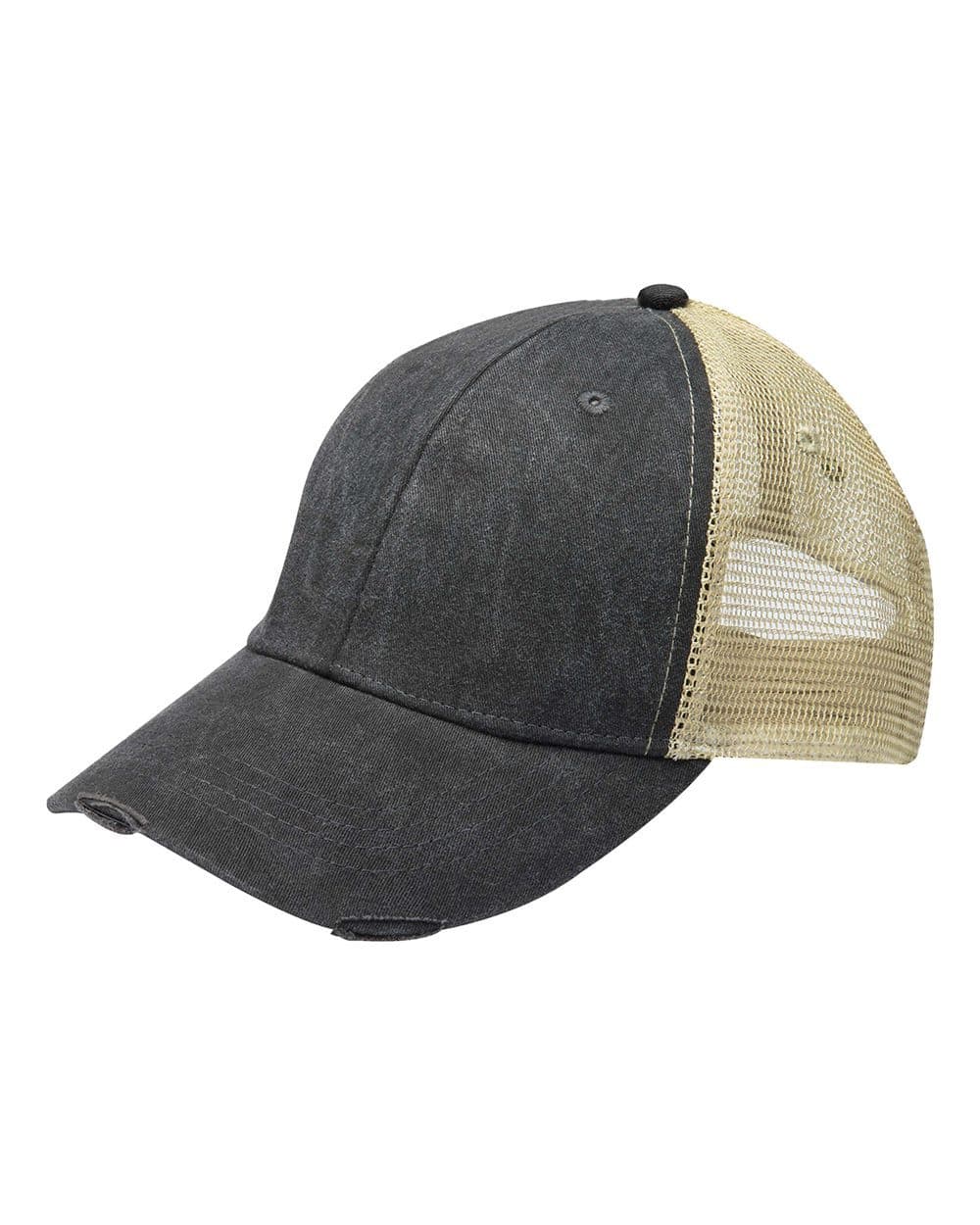 Adams Headwear Ollie Distressed Trucker Cap - Image 1