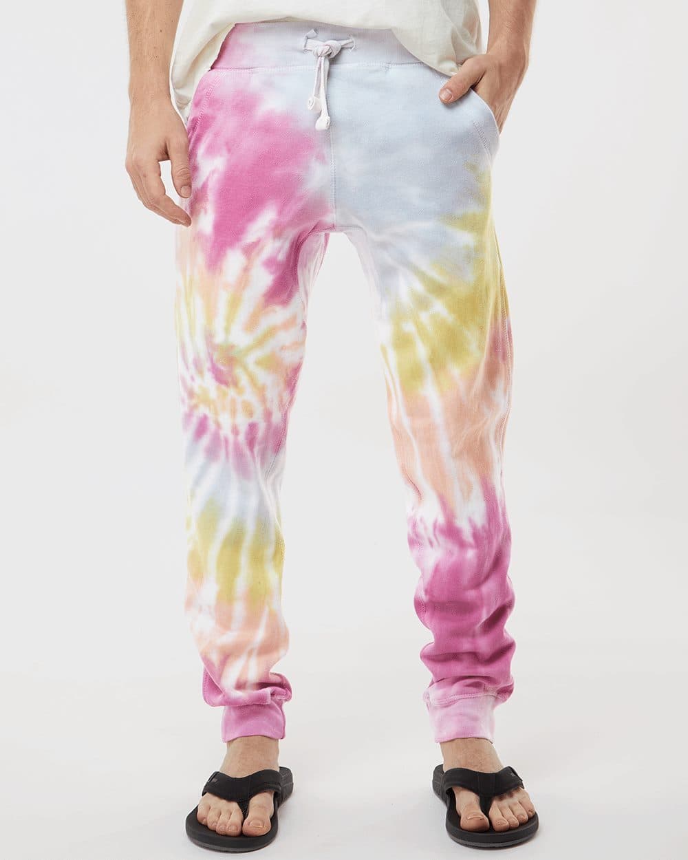 Colortone Unisex Tie-Dyed Joggers - Image 1