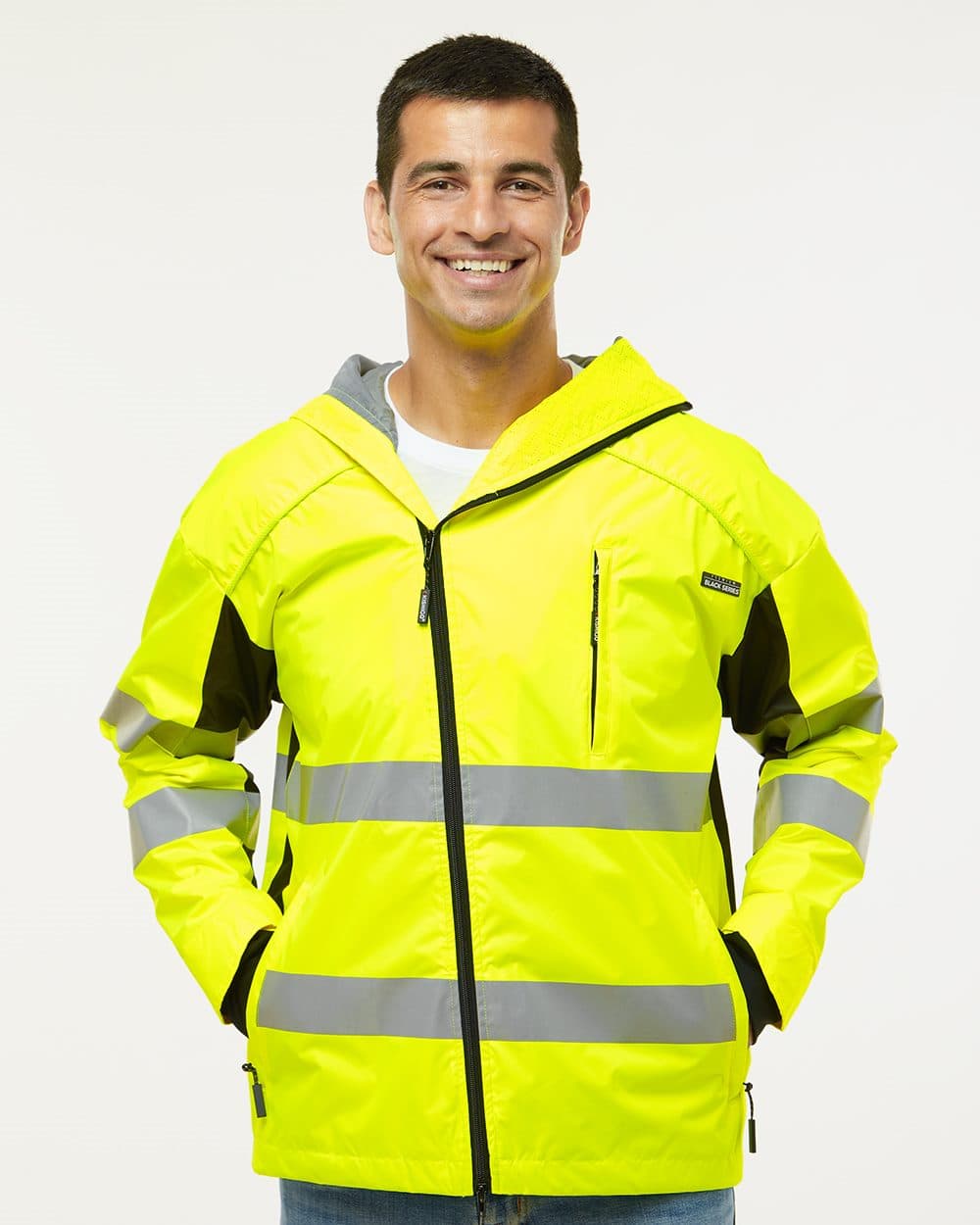 Kishigo Unisex Premium Black Series® Windbreaker - Image 1