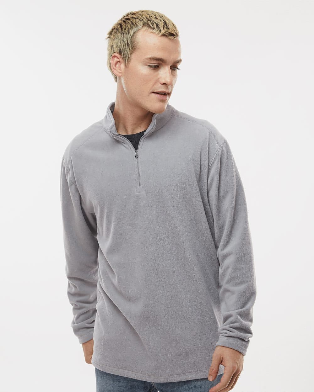 Augusta Sportswear Unisex Eco Revive™ Micro-Lite Fleece Quarter-Zip Pullover - Image 1