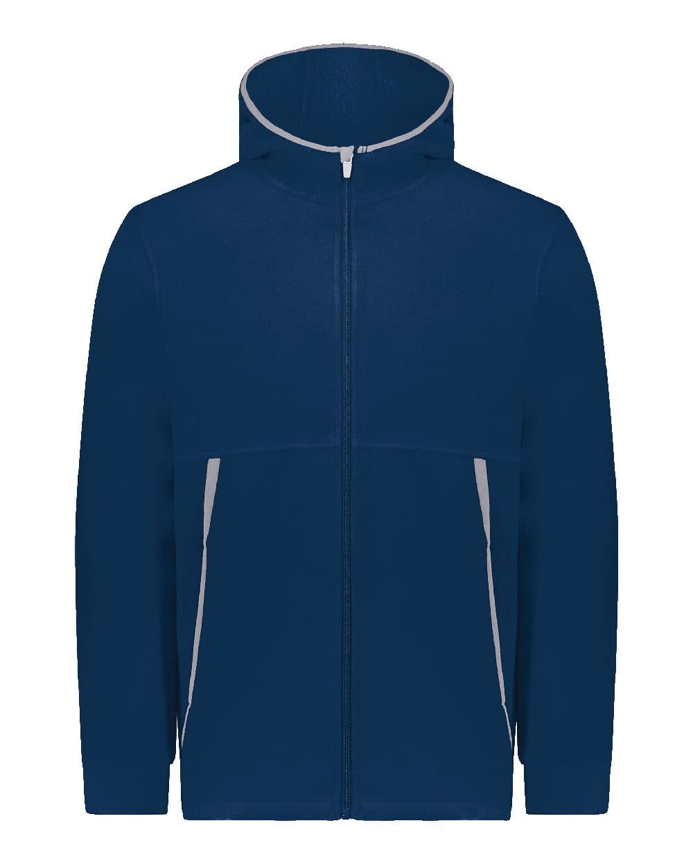 Augusta Sportswear Youth Eco Revive™ Polar Fleece Hooded Full-Zip Jacket - Image 1