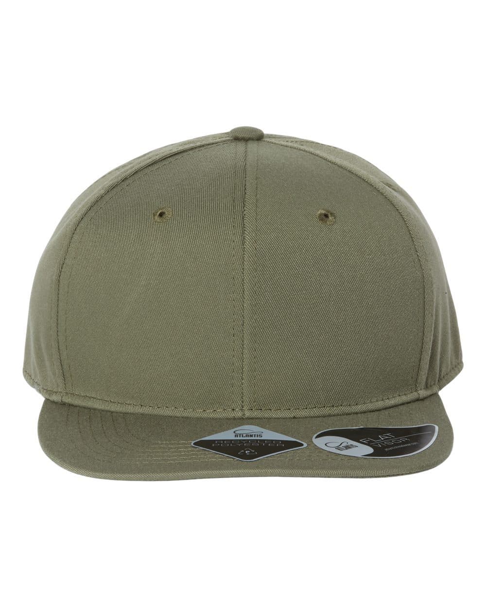 Atlantis Headwear Sustainable Flat Bill Cap - Image 1
