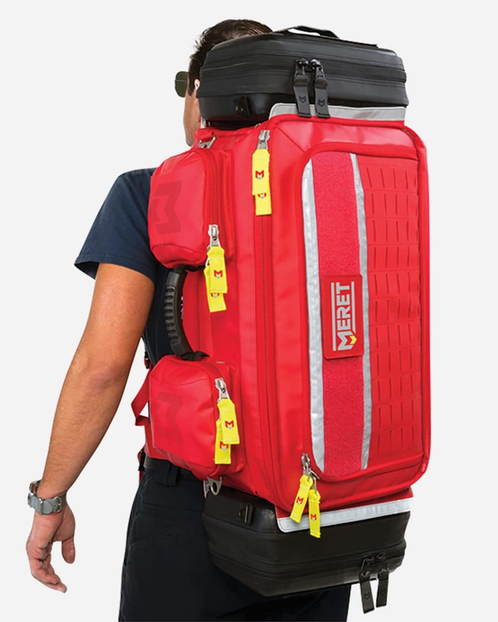 MERET OMNI™ PRO X Red Convertible Backpack Bag - Image 1