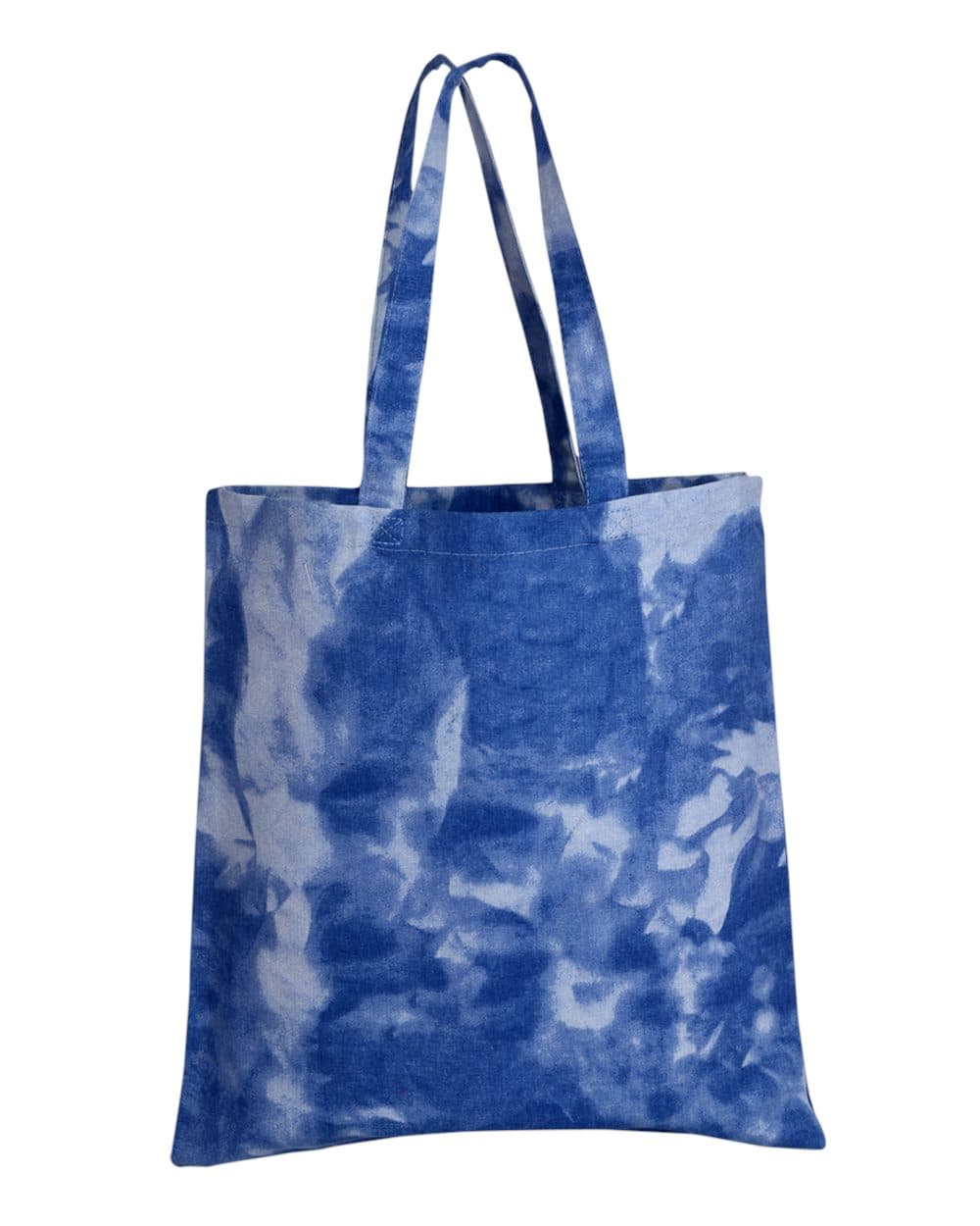 Q-Tees Tie-Dyed Canvas Tote Bag - Image 1