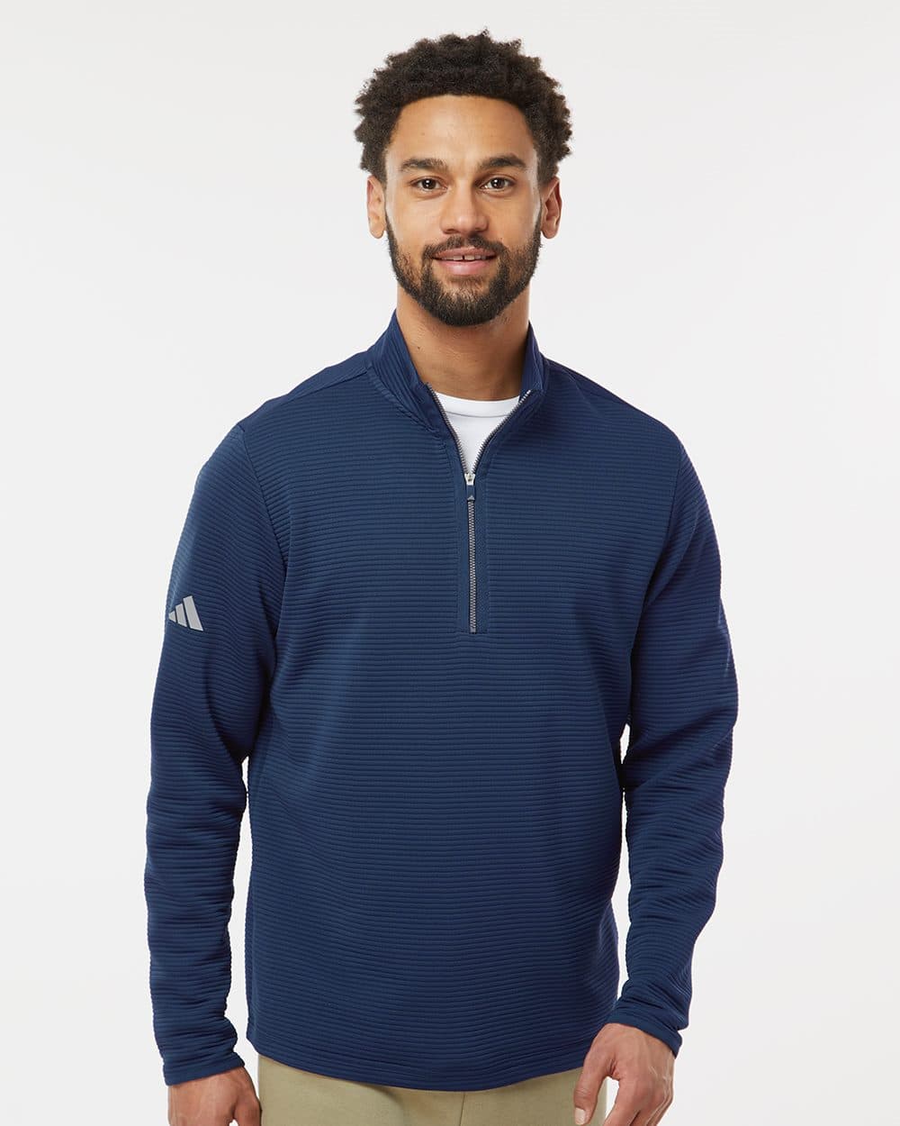 Adidas Men's Spacer Quarter-Zip Pullover - Image 1