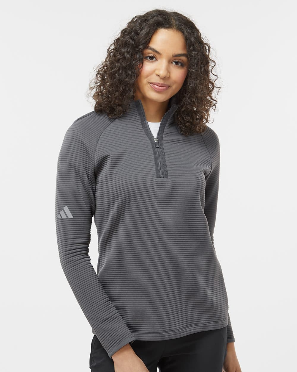 Adidas Women's Spacer Quarter-Zip Pullover - Image 1