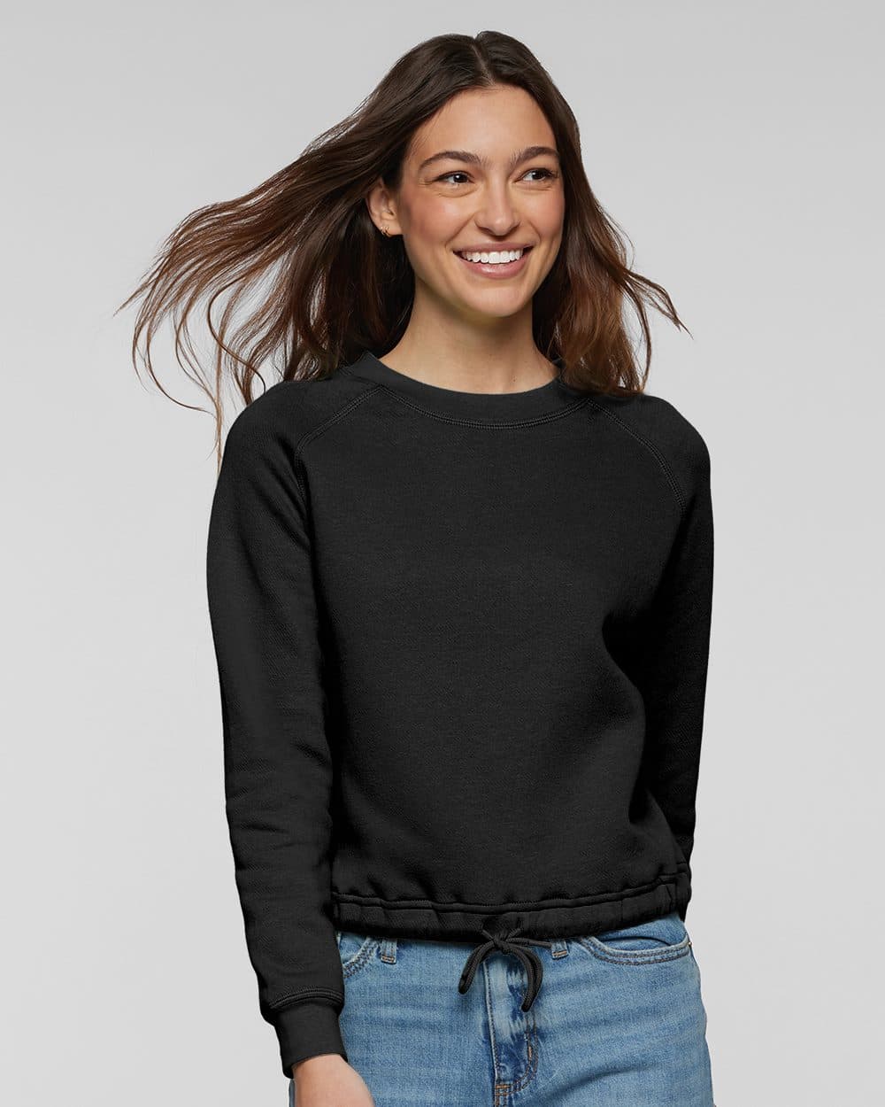 LAT Women's Relaxed Boxy Crewneck Sweatshirt - Image 1