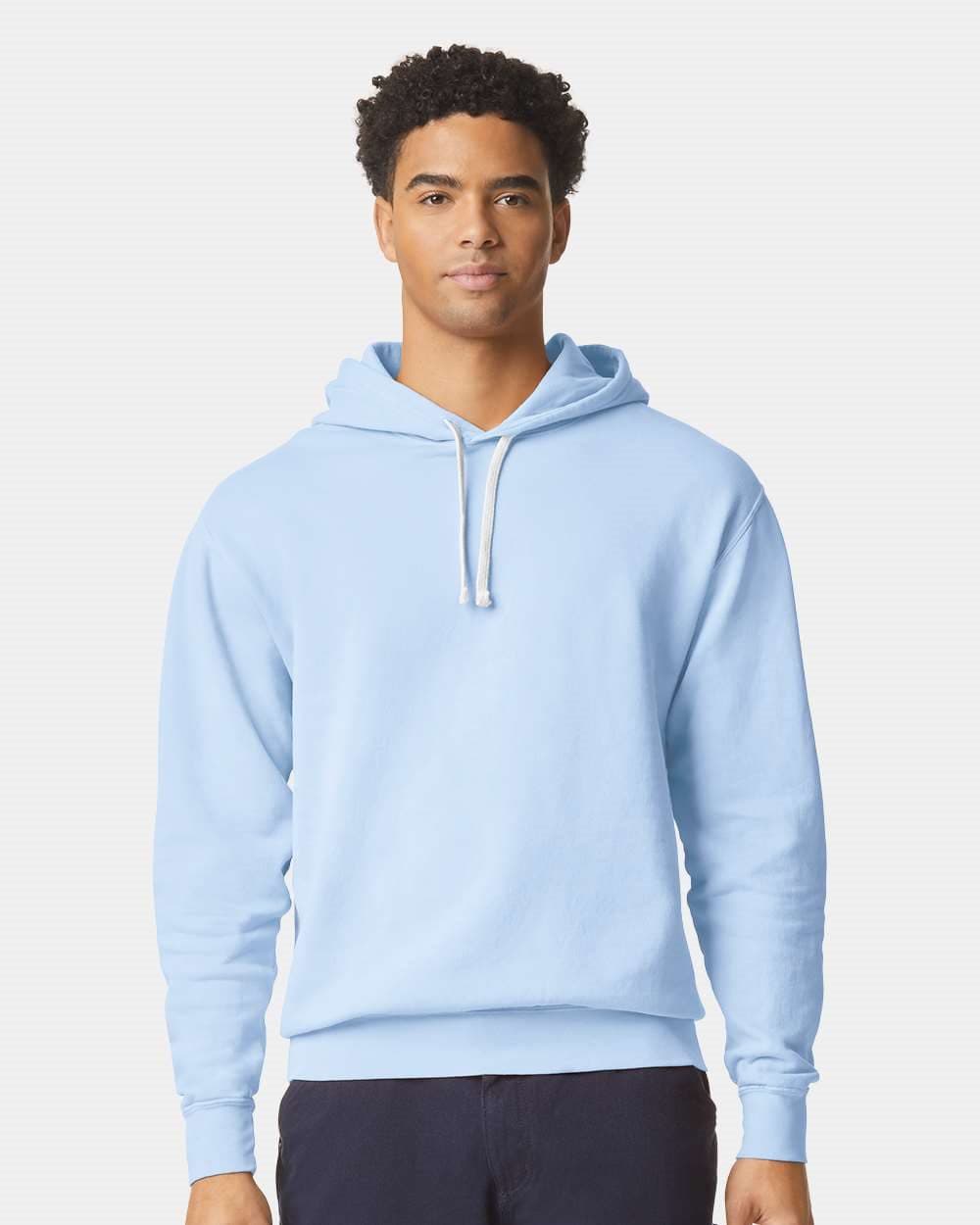 Comfort Colors Unisex Garment-Dyed Lightweight Hooded Sweatshirt - Image 1
