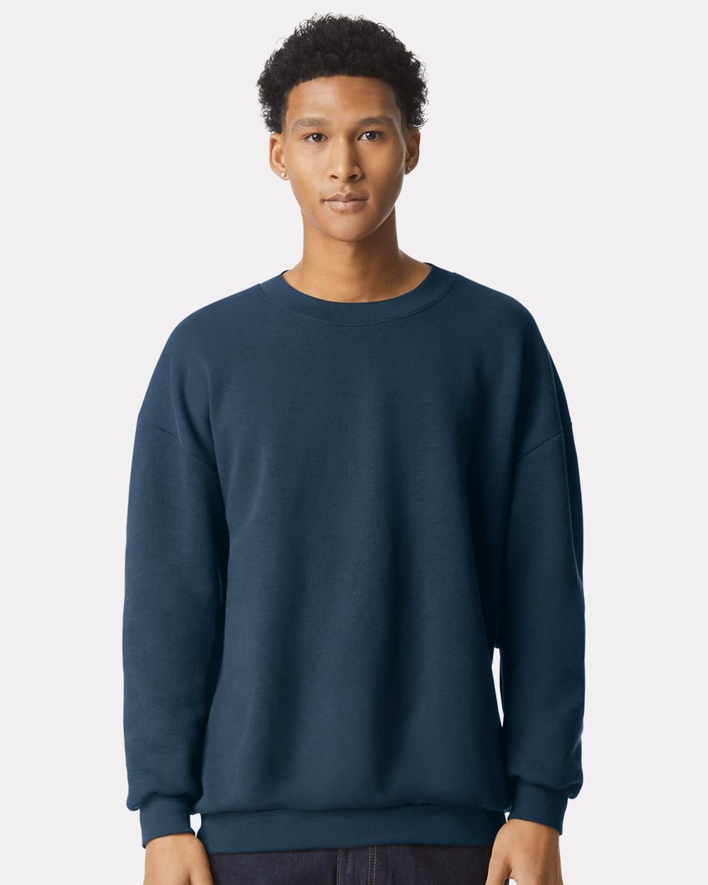 American Apparel Unisex ReFlex Fleece Crewneck Sweatshirt - Image 1