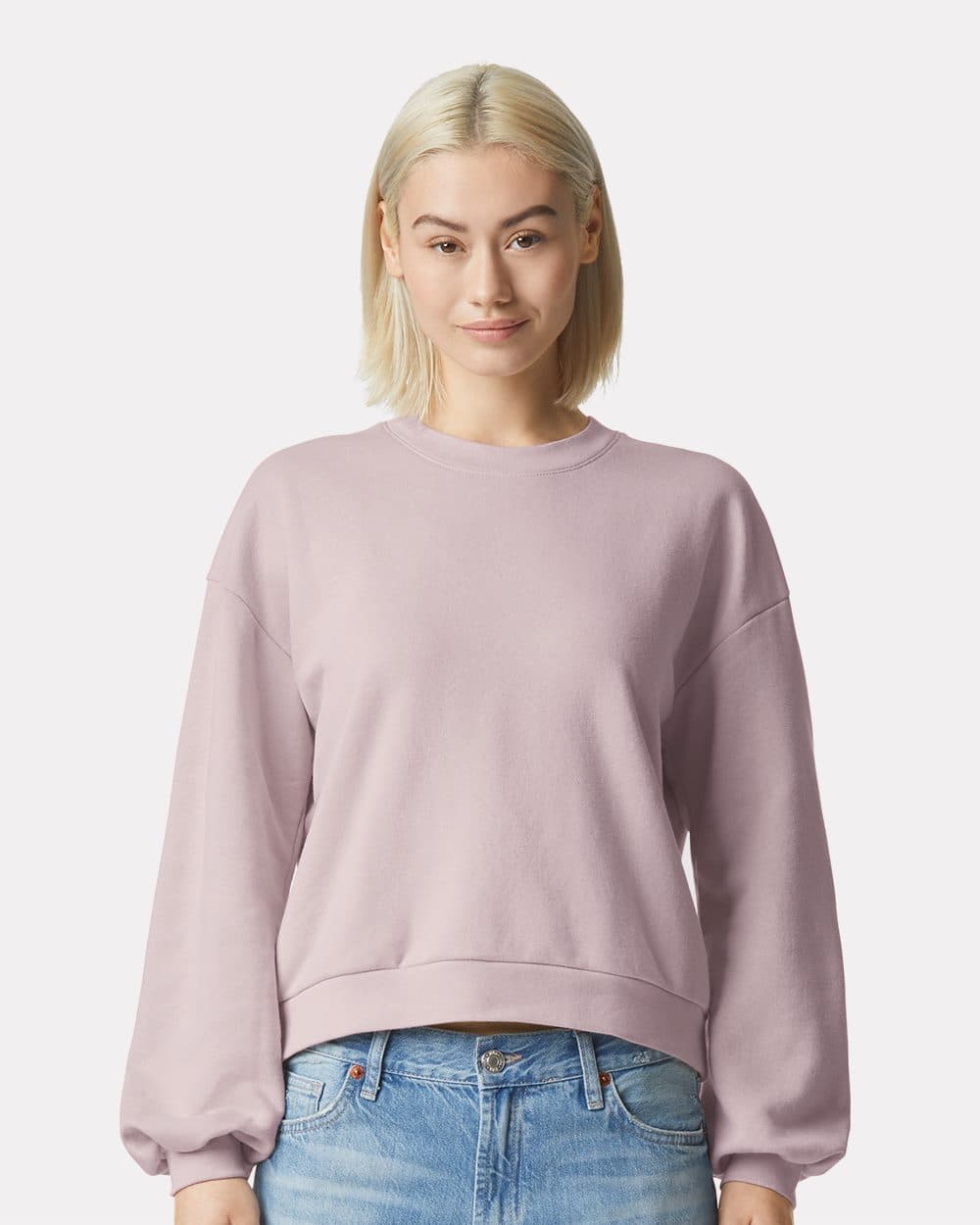American Apparel Women's ReFlex Fleece Crewneck Sweatshirt - Image 1