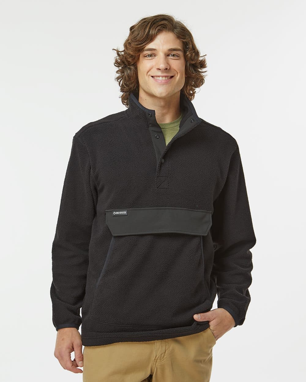 DRI DUCK Men's Timber Mountain Fleece Pullover - Image 1
