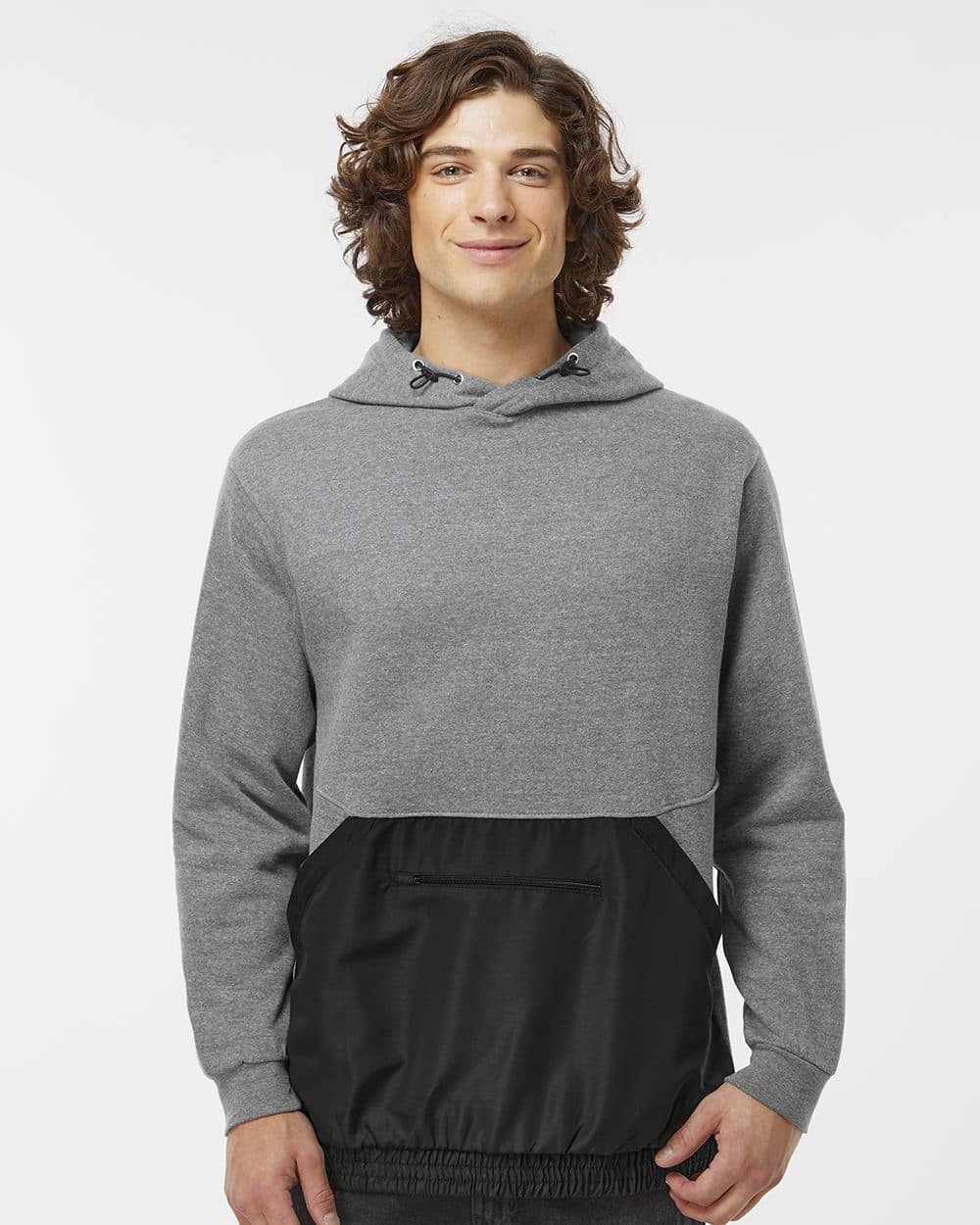 MV Sport Unisex Mixed Media Hooded Sweatshirt - Image 1
