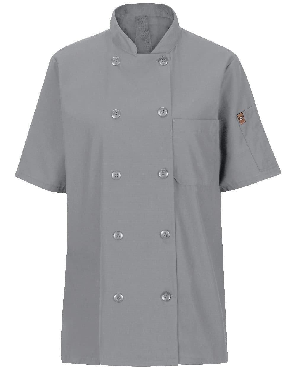 Chef Designs Women's Mimix™ Short Sleeve Chef Coat with OilBlok - Image 1