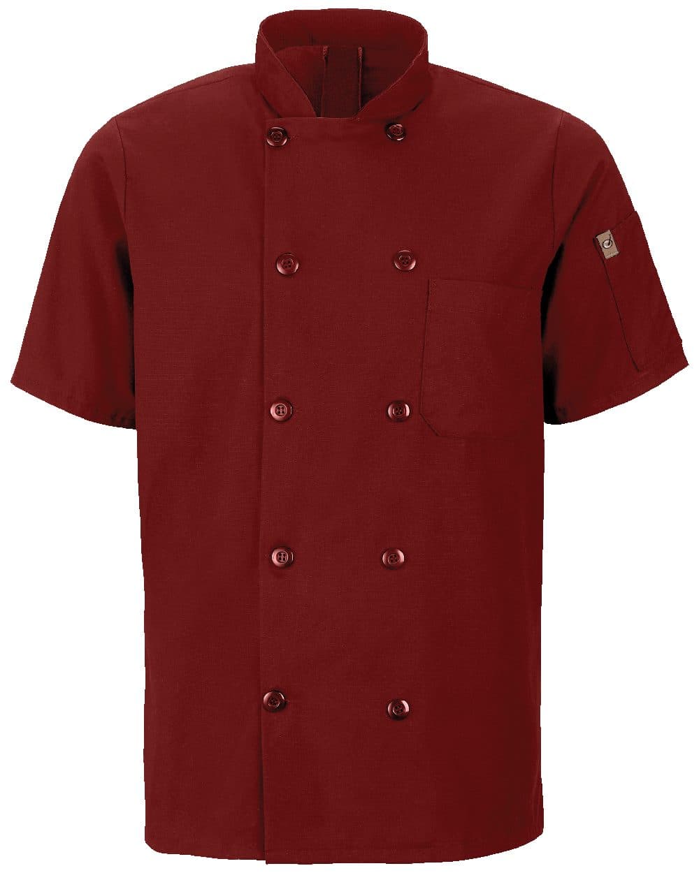 Chef Designs Mimix™ Short Sleeve Chef Coat with OilBlok - Image 1