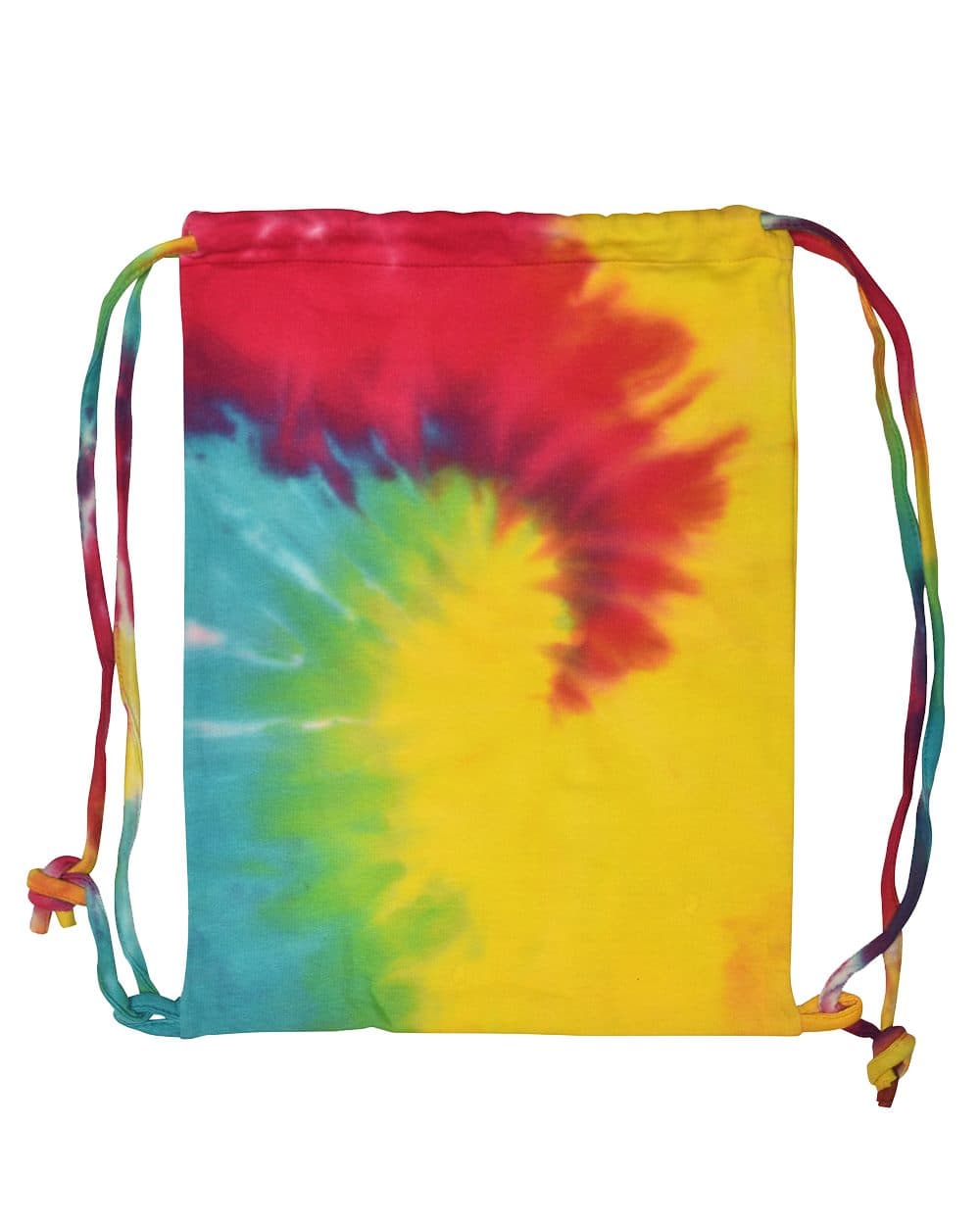 Colortone Tie-Dyed Drawstring Bag - Image 1