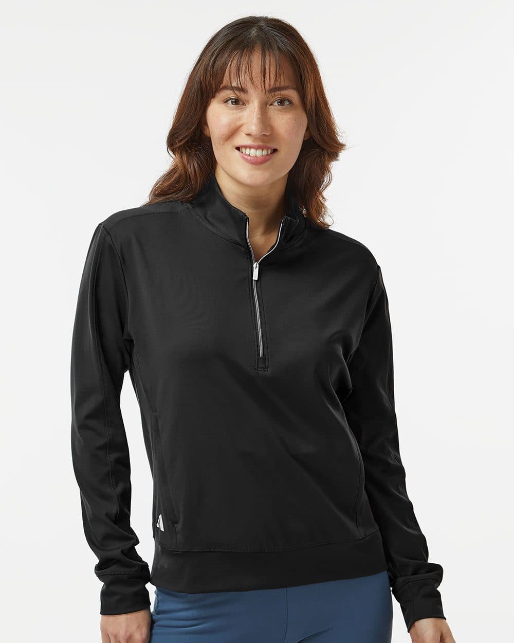 Adidas Women's Ultimate365 Quarter-Zip Pullover - Image 1