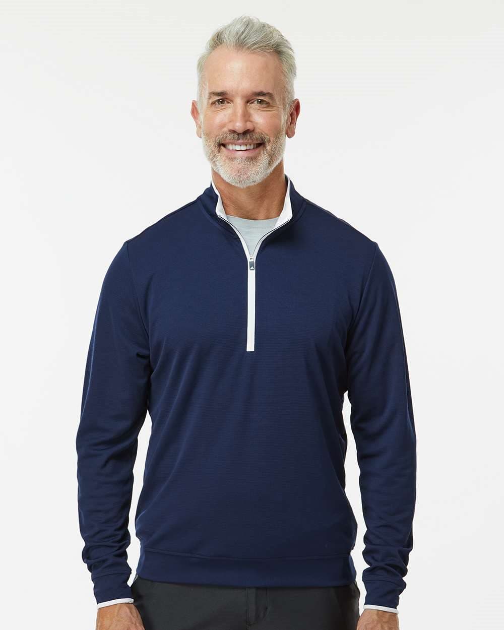 Adidas Men's Performance Lightweight Quarter-Zip Pullover - Image 1