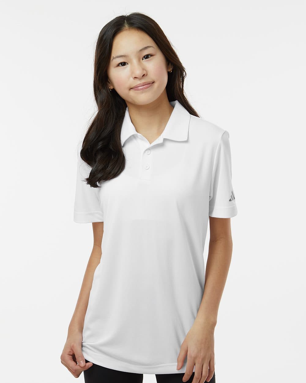 Adidas Youth Performance Polo - Image 1