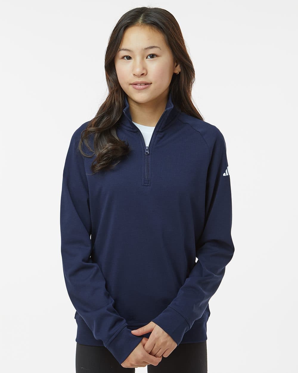 Adidas Youth Performance Quarter-Zip Pullover - Image 1