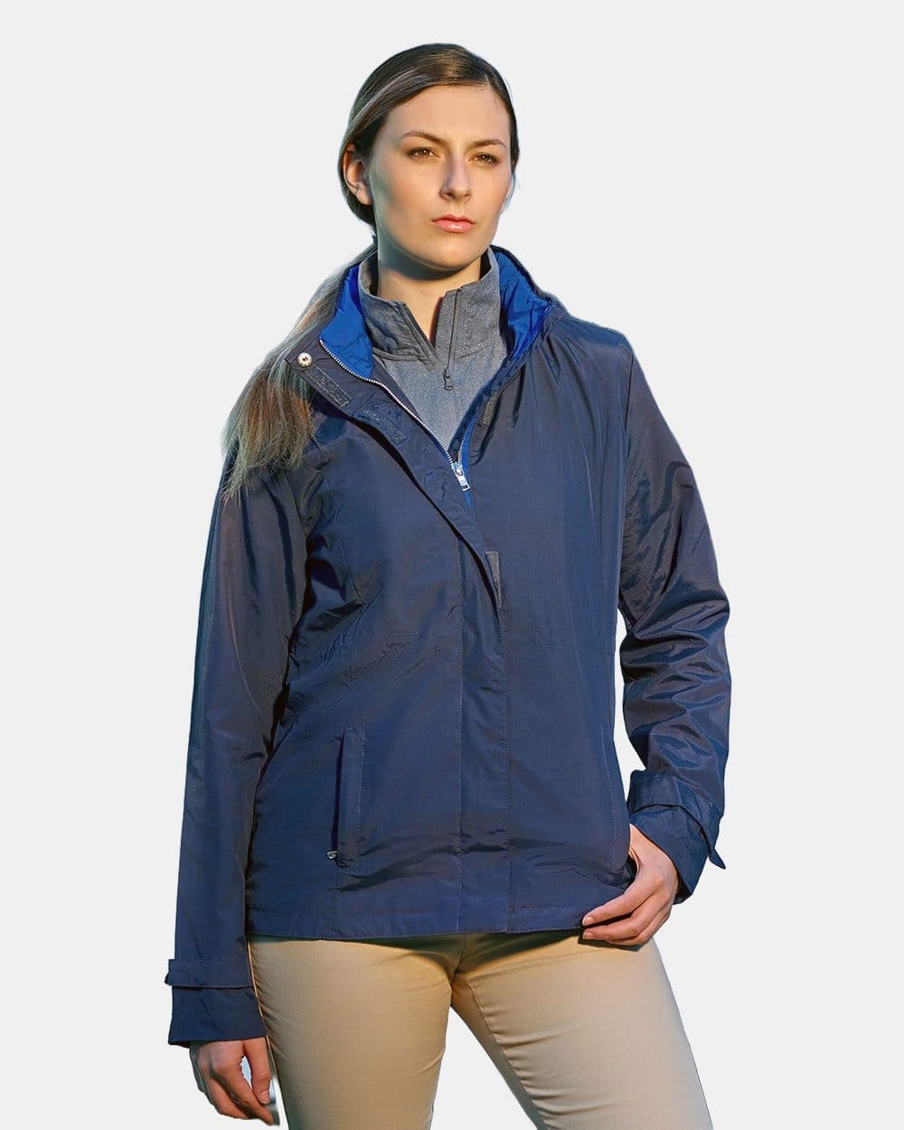 Nautica Women's Voyage Hooded Rain Jacket - Image 1