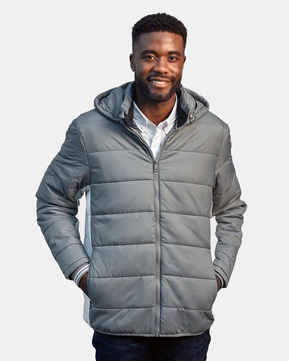 Nautica Men's Nautical Mile Hooded Puffer Jacket - Image 1