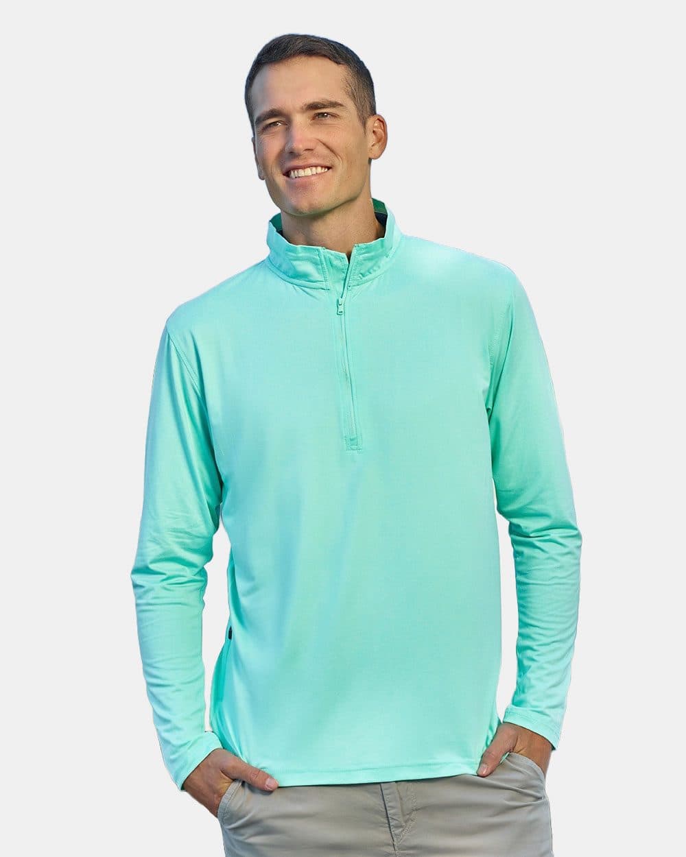 Nautica Men's Saltwater Quarter-Zip Pullover - Image 1