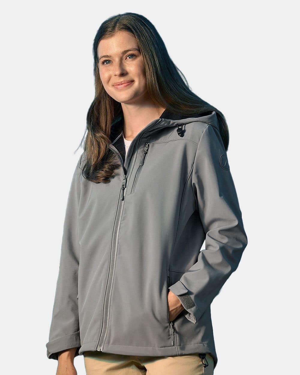 Nautica Women's Wavestorm Hooded Soft Shell Jacket - Image 1