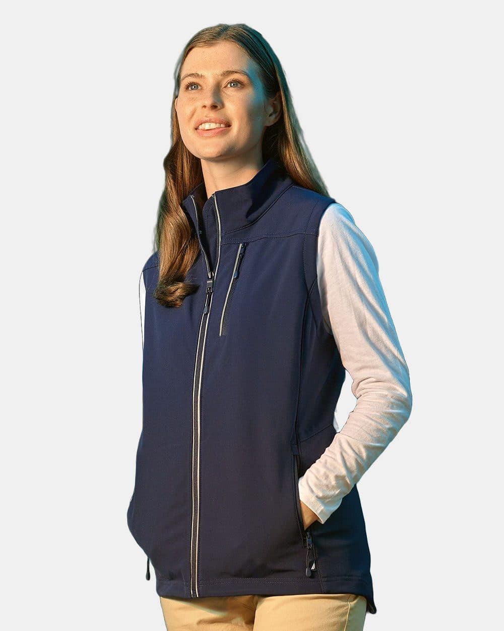 Nautica Women's Wavestorm Soft Shell Vest - Image 1