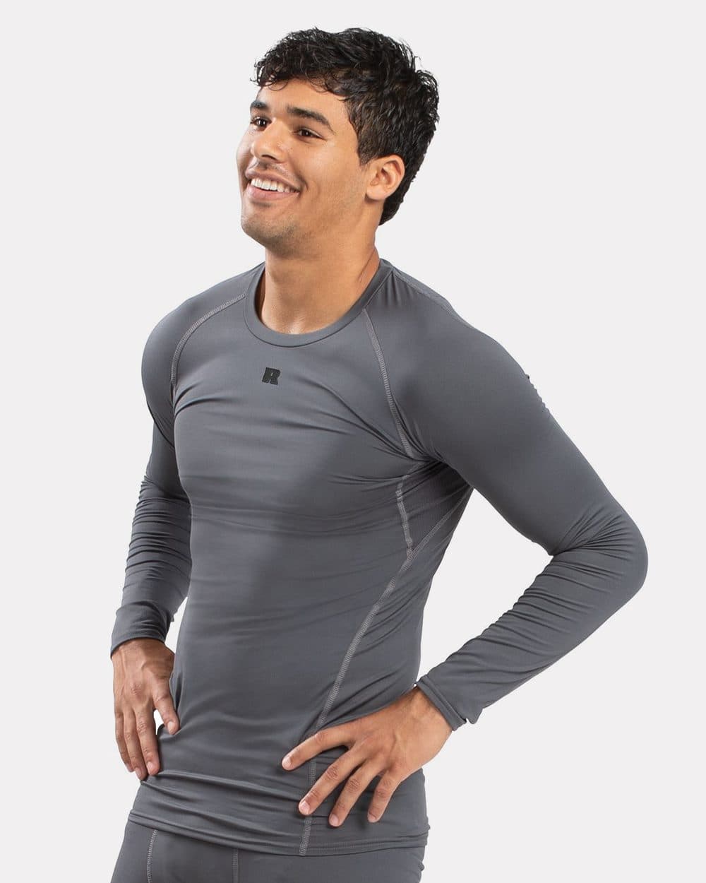 Russell Athletic Unisex CoolCore­® Long Sleeve Compression Shirt - Image 1
