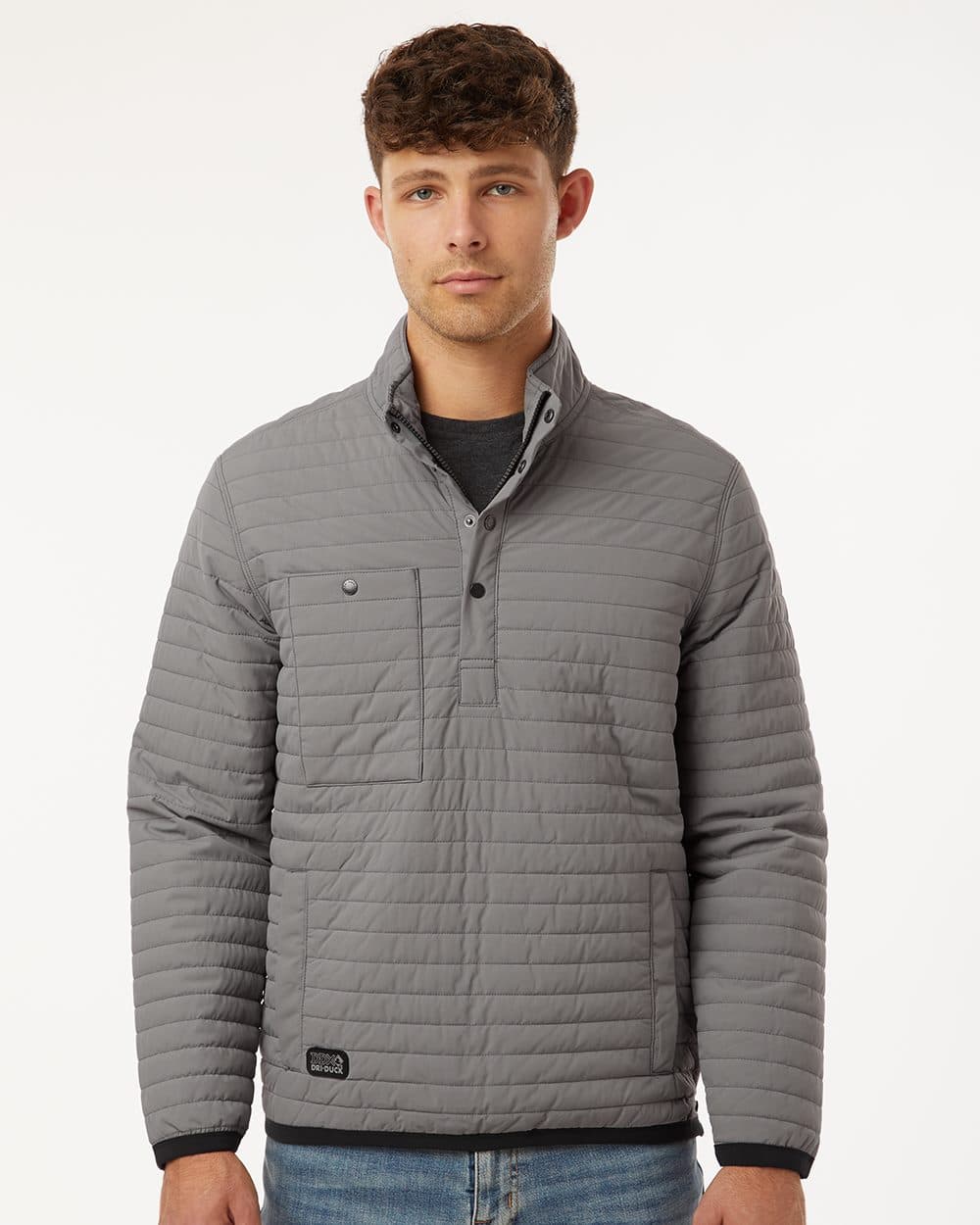 DRI DUCK Men's Keystone Quilted Pullover - Image 1