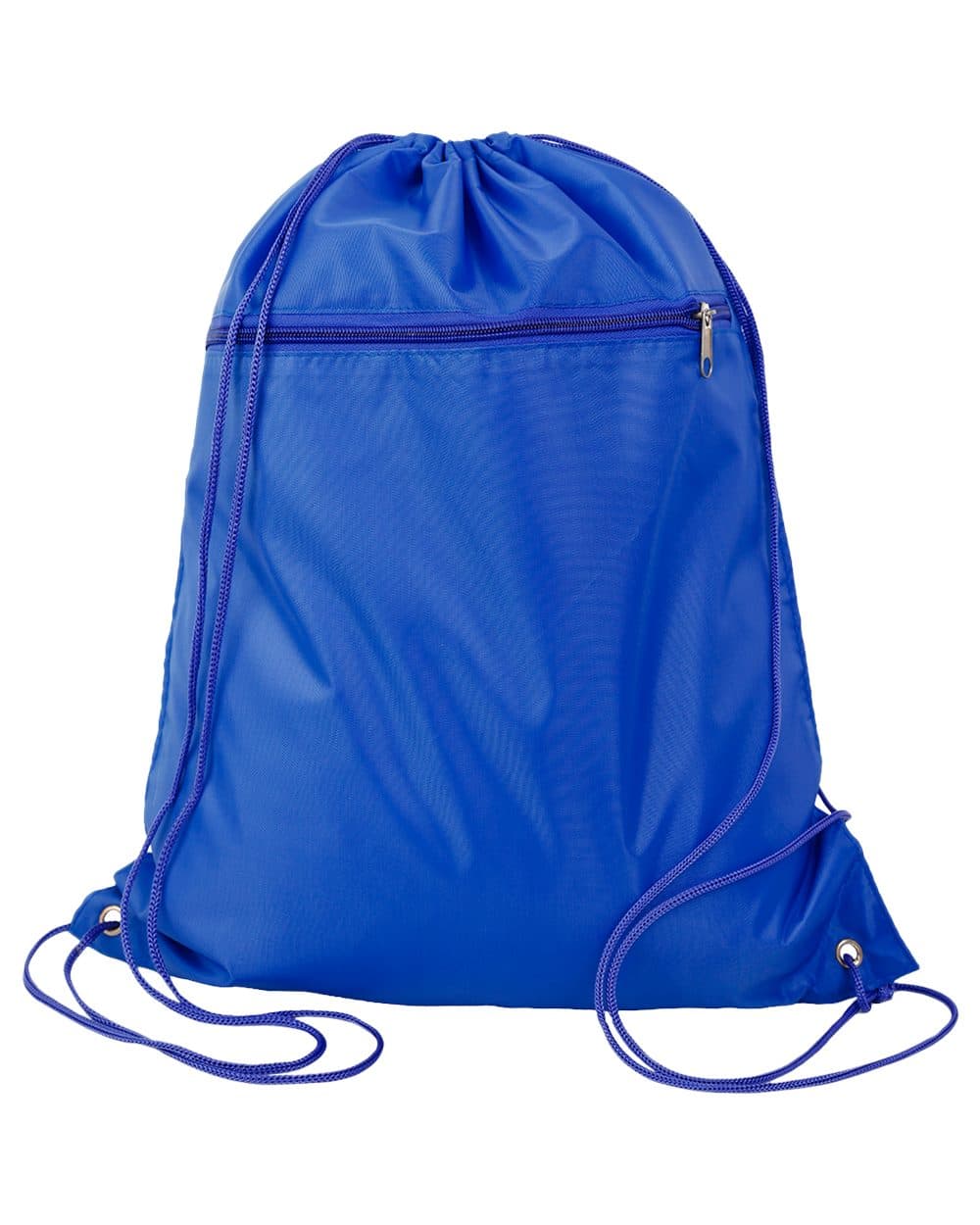 Q-Tees Polyester Drawstring Backpack - Image 1