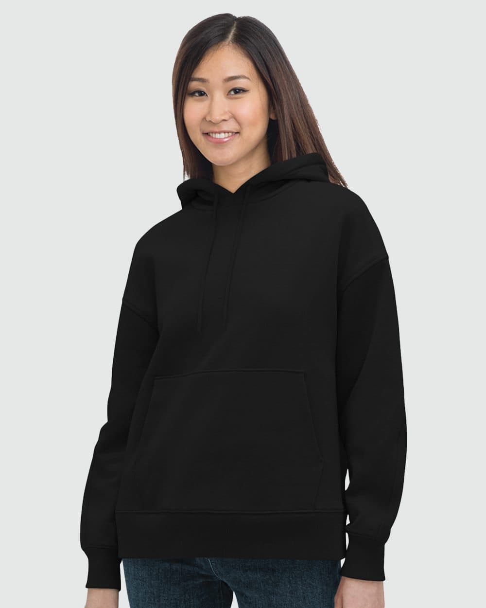 Bayside Women's USA-Made Hooded Sweatshirt - Image 1